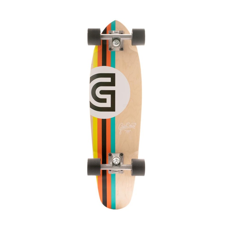 GoldCoast Glide 27″ Mini Cruiser Skateboard Longboard Complete