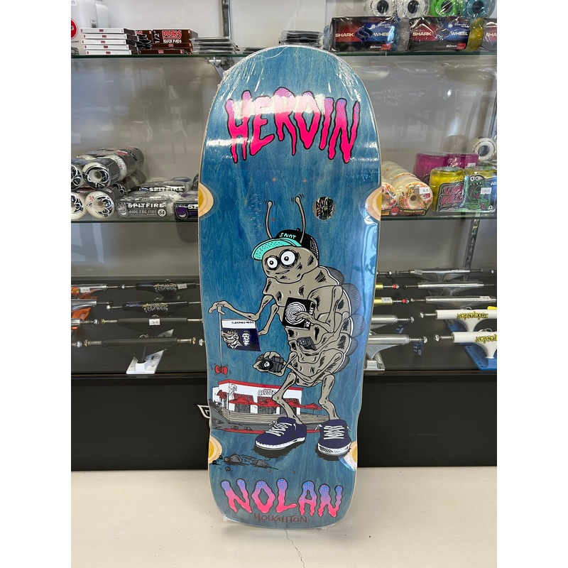 HEROIN NOLAN HOUGHTON BUG WHEEL WELLS SHAPED DECK 10.4