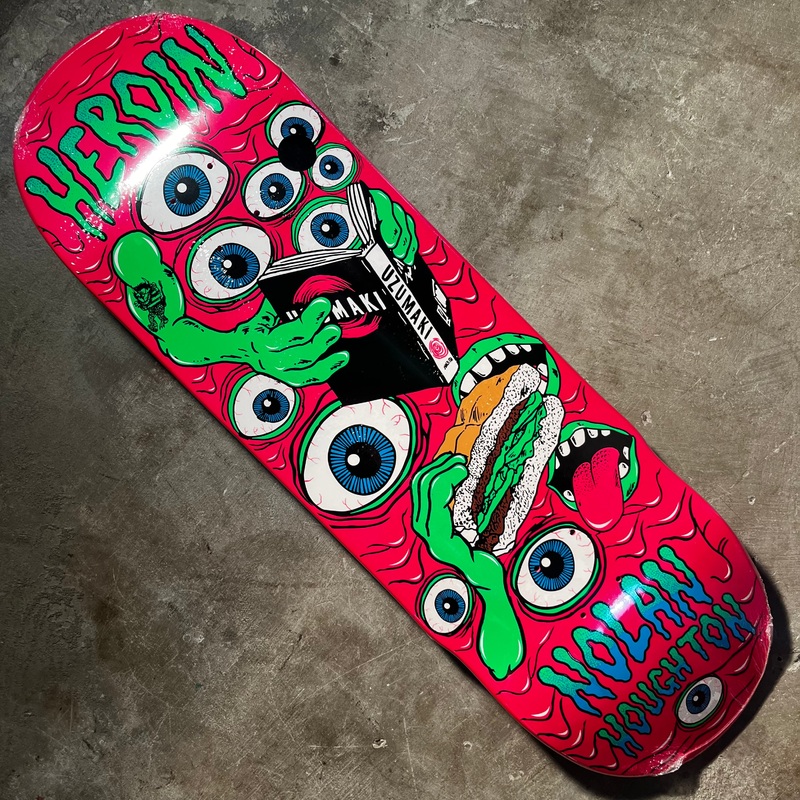 Heroin Skateboards – Nolan Houghton Mutate Or Die Deck – 9.5″