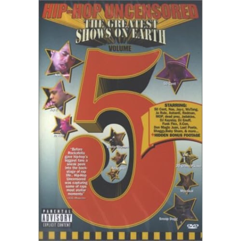 Hip Hop Uncensored, Vol. 5: Greatest Show on Earth DVD