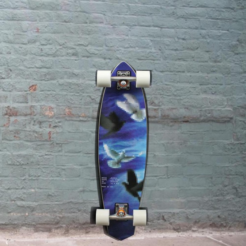 Madrid Pigeons Lil Dude Longboard – 32″ – Complete