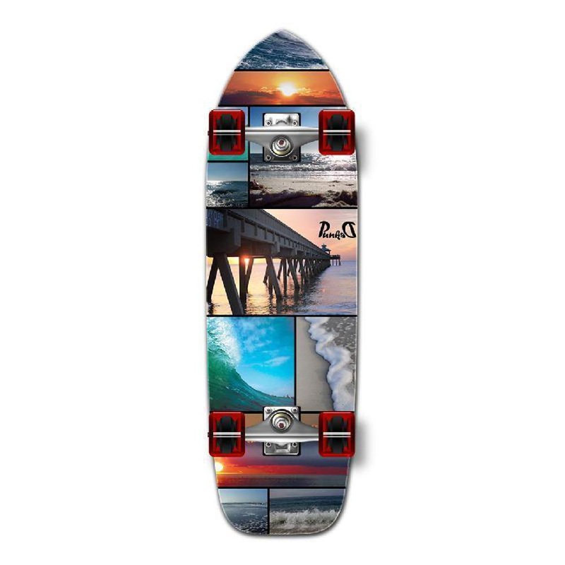 Punked Old School Longboard Complete – Seaside Complete