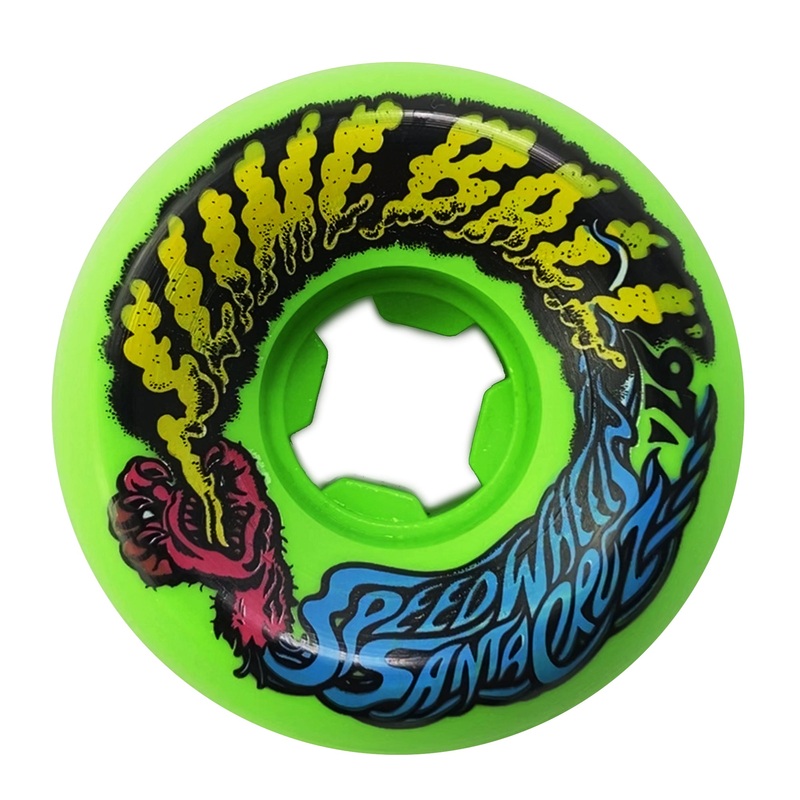 Santa Cruz Slime Balls Vomit Mini Wheels Neon Green – 54mm