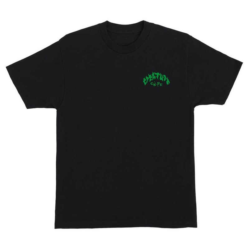 Straight Away Black Heavyweight Tee Mens Creature LG