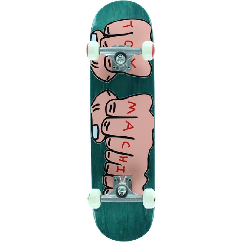 Toy Machine Fists Woodgrain Mini 7.37″ Skateboard Complete