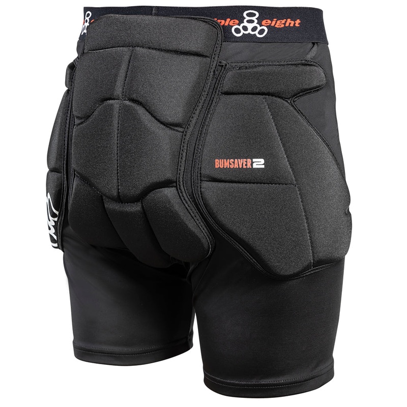 Triple 8 Bumsaver 2 Padded Shorts – Black X-Small