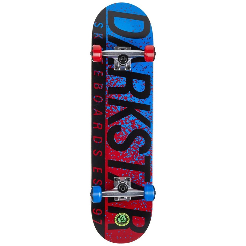 Darkstar Wordmark Red/Blue First Push 8.0″ Skateboard Complete