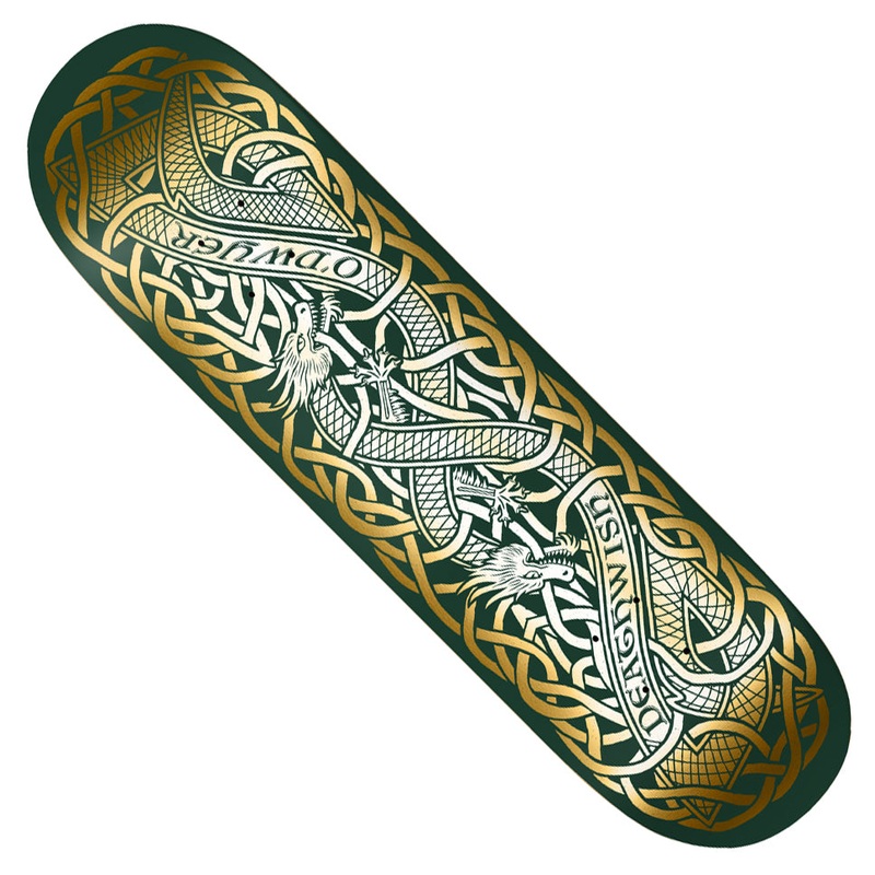 Deathwish Brian Odwyer Duality Deck Green/ Gold Foil 8.5 x 32 WB:14.5