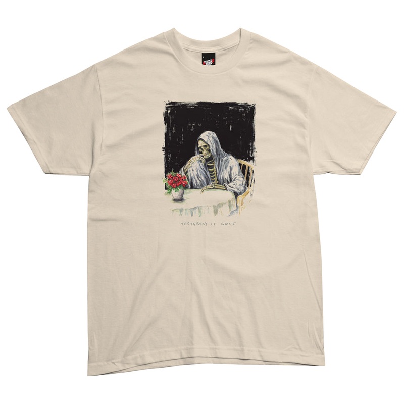 Deathwish Yesterday Is Gone T Shirt Cream Medium