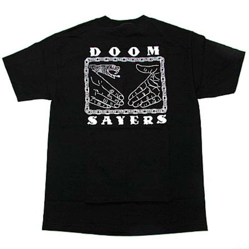 Doom Sayers Snake Chain Pocket T Shirt Black Large