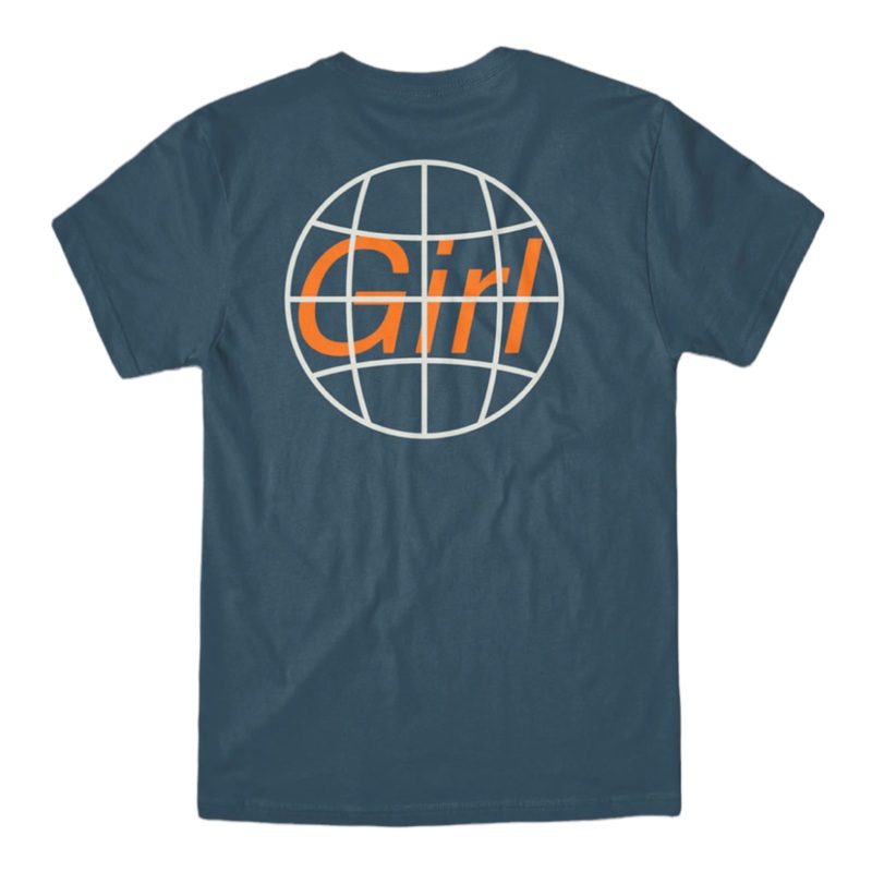 Girl International Signifier T Shirt Harbor Blue S