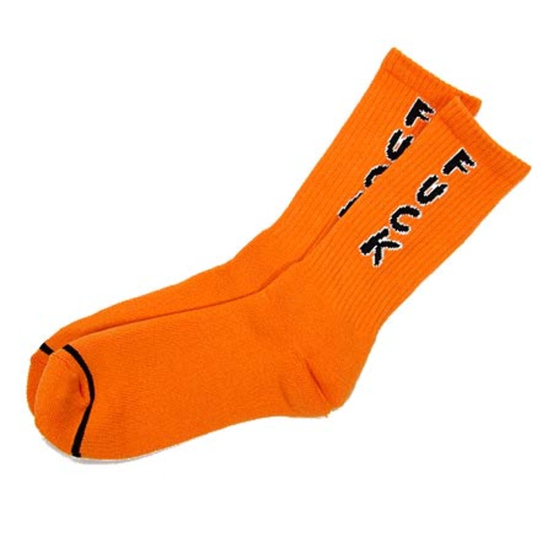 HUF Bruiser Crew Sock Orange One size fits all