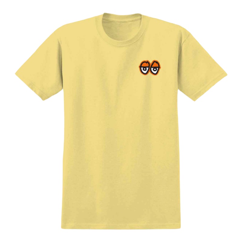 Krooked Strait Eyes T Shirt Banana/Orange S