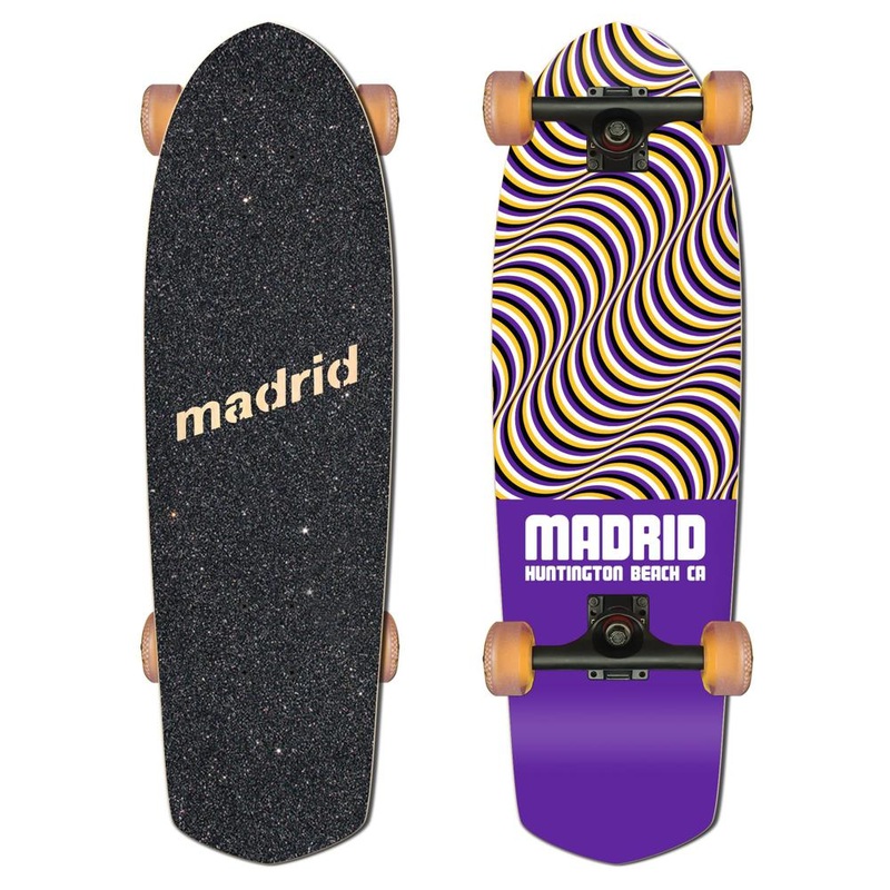 Madrid Picket 28.5″ Illusion Purple Cruiser Longboard Complete