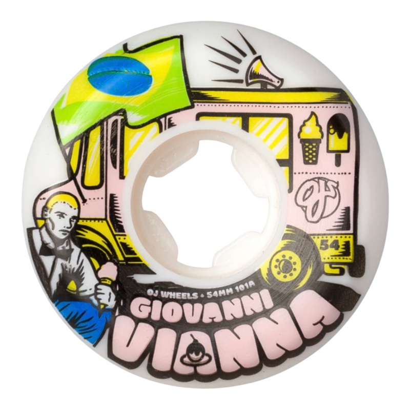 OJ Giovanni Vianna Elite Hardline 101a Skateboard Wheels 54mm 54mm