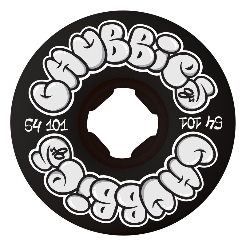 OJ Wheels Team Throw Ups Chubbies 101a Skateboard Wheels 54mm
