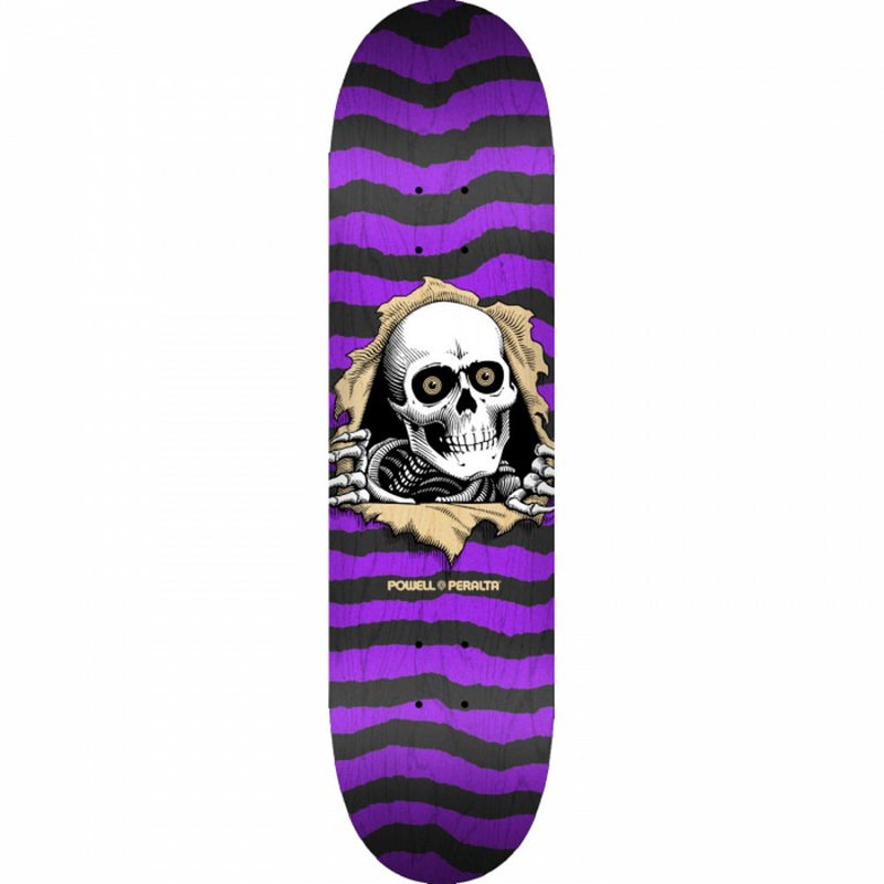 Powell Peralta Ripper 9.0″ Natural/Purple Skateboard Deck