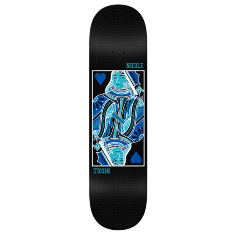 Real Hause Queen of Hearts Twin Tail Skateboard Deck 8.25″ 8.25″