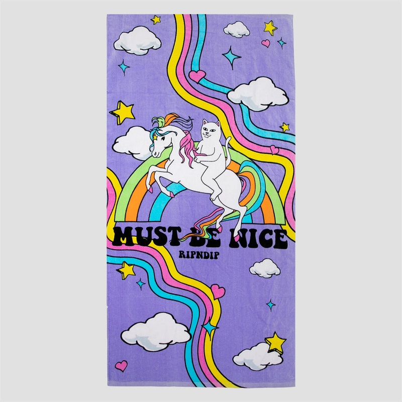 RIPNDIP My Little Nerm Beach Towel Lavender