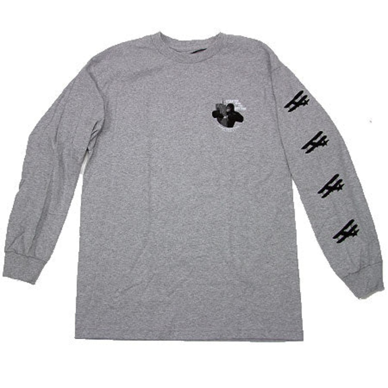 Theories Empire Long Sleeve T Shirt Athletic Heather Large
