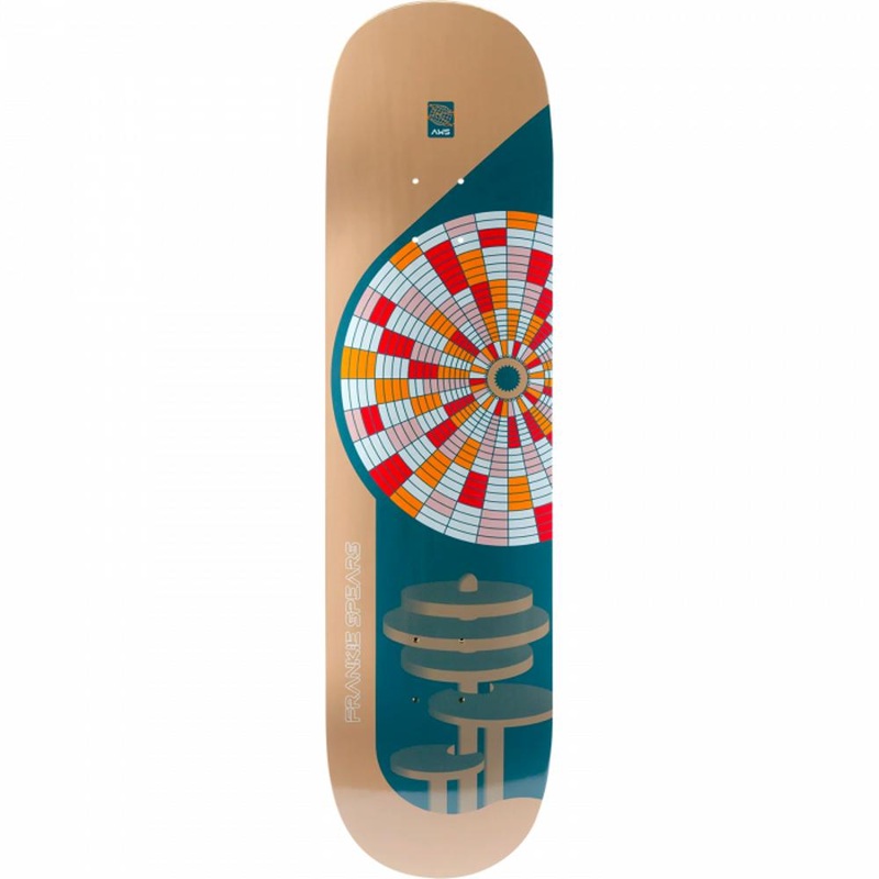 Alien Workshop Spears Flushing Future 8.4″ Tan Skateboard Deck