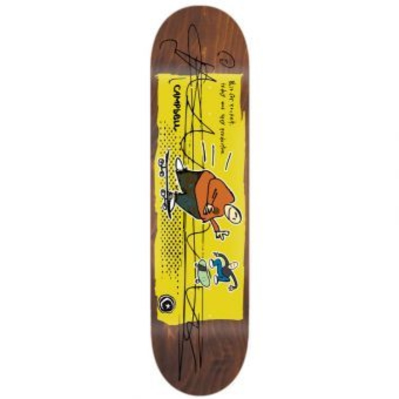 Campbell Rocket 8.25″ Skateboard Deck 8.25″