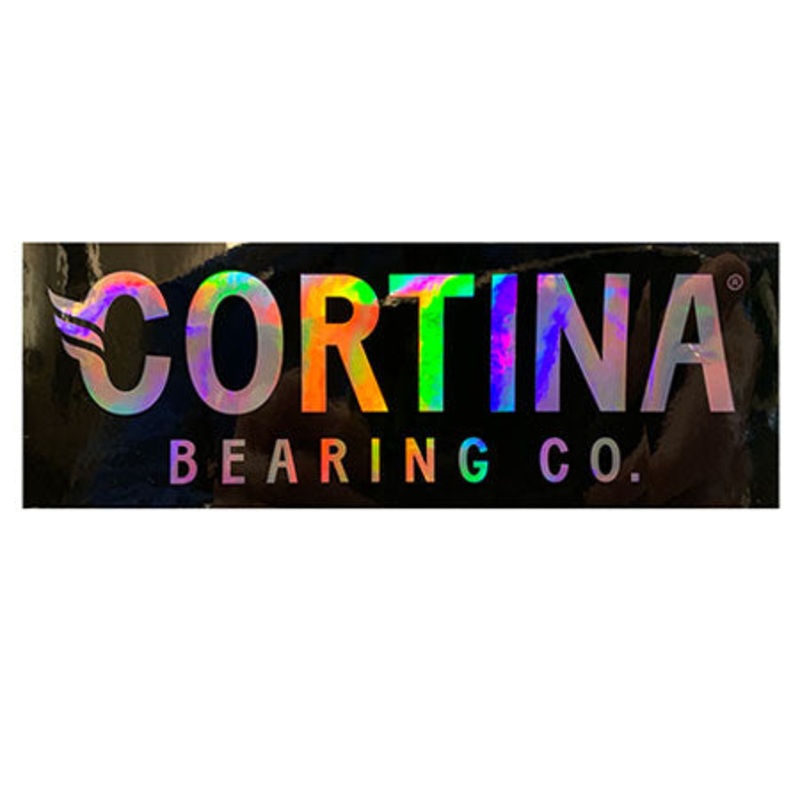 Cortina Bearing Co. Logo Sticker Black N/A