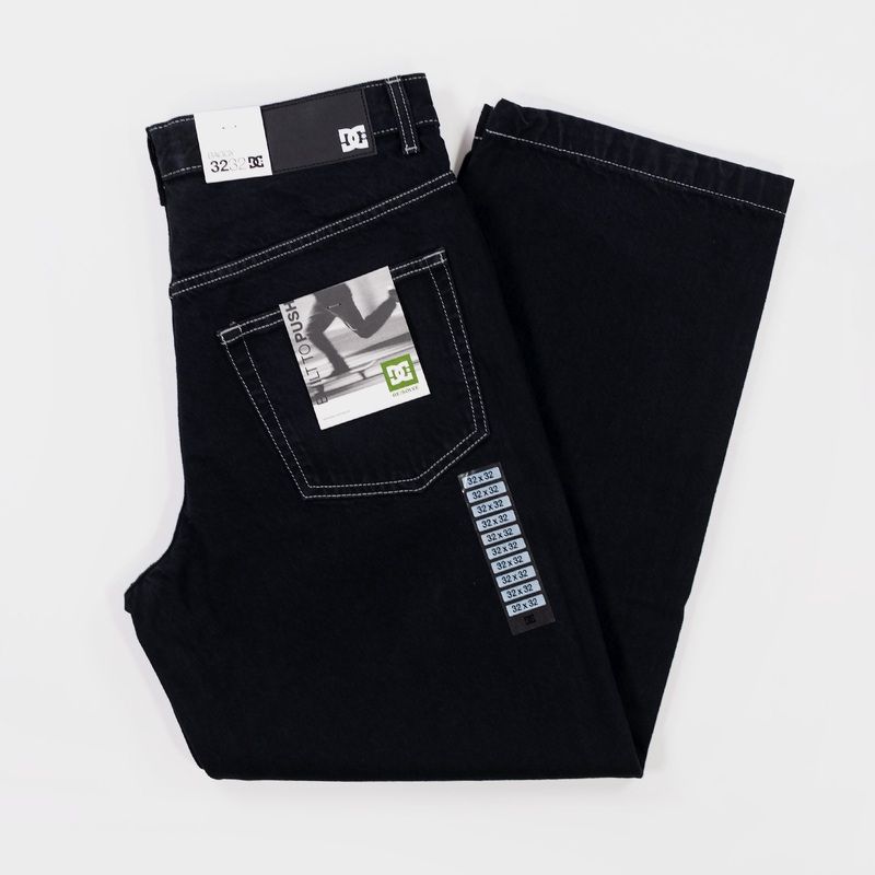 DC Baggy Denim Worker Pant – Black Tint 28×32″