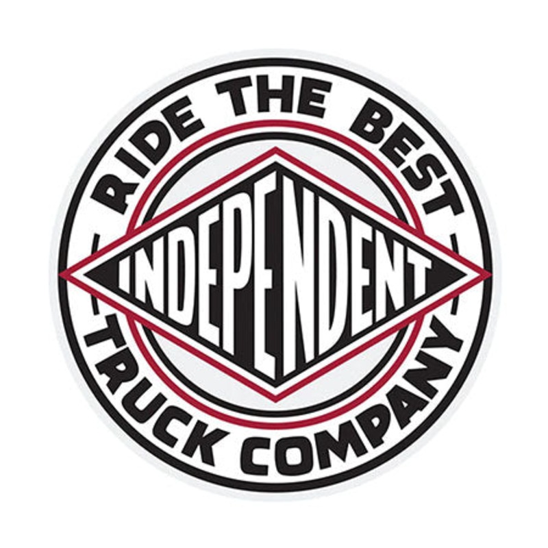 Independent RTB Summit Sticker White/ Black/ Red 6″