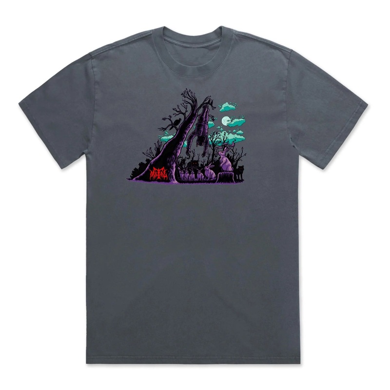 METAL SPOOK RABBITS T SHIRT GRAY S