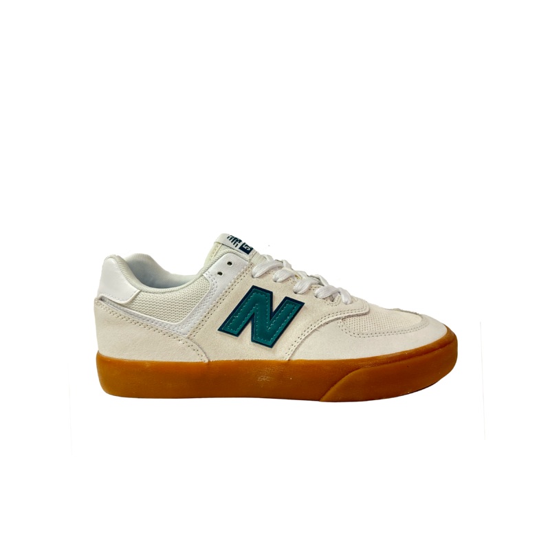 New Balance Numeric – 574 Vulc – ( White / Green ) 8