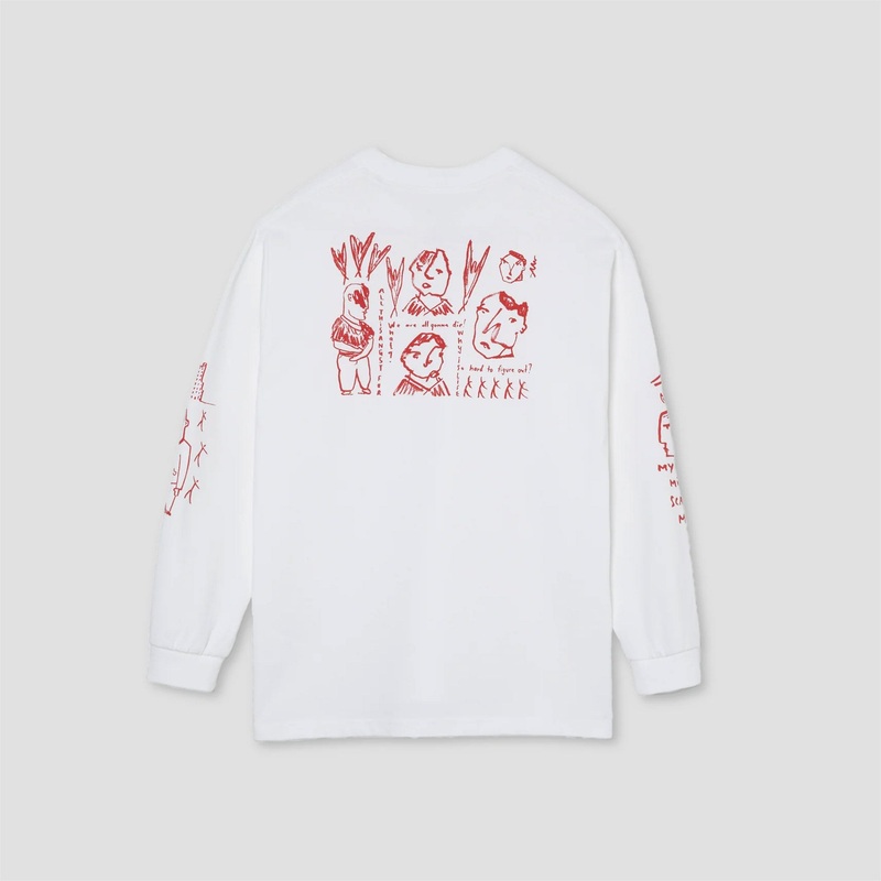 Polar Seen Better Days Longsleeve T-Shirt Jr White 10-14 Years