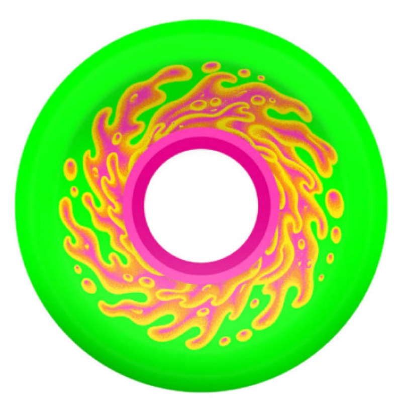 Santa Cruz Mini OG Slime Balls Wheels Green 54.5MM 78A 54.5mm