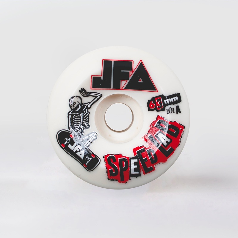Speedlab – 63mm 101a JFA Wheels – White