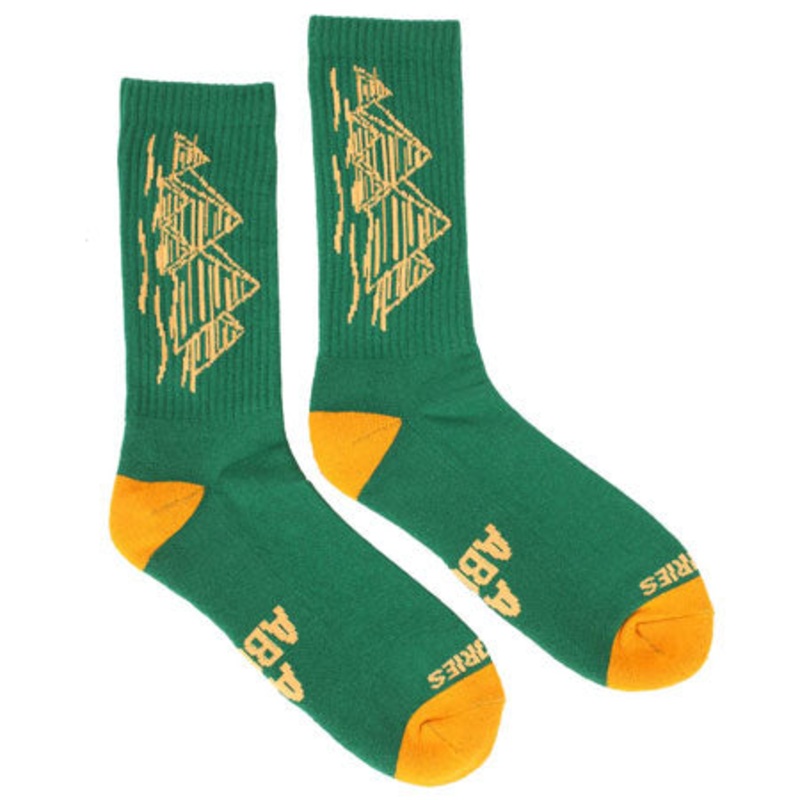 Theories Pyramids Socks Green/ Gold N/A