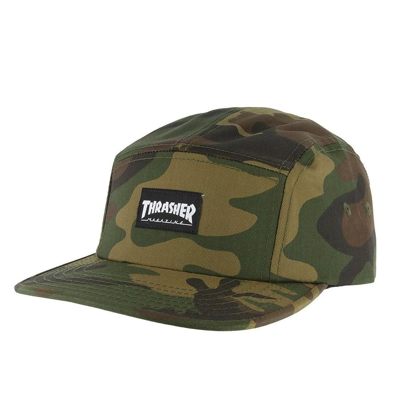 Thrasher 5 Panel Cap – Camoflage