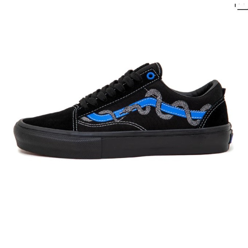 Vans Shoes “Breana Geering- Skate Old Skool” Blue/Black Shoes 8