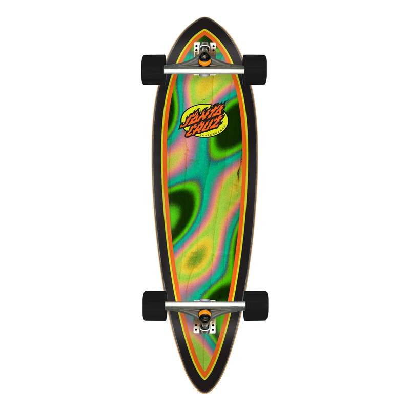 9.20in Oval Flame Lava Dot Santa Cruz Pintail Cruiser No Color 9.20in x 33in