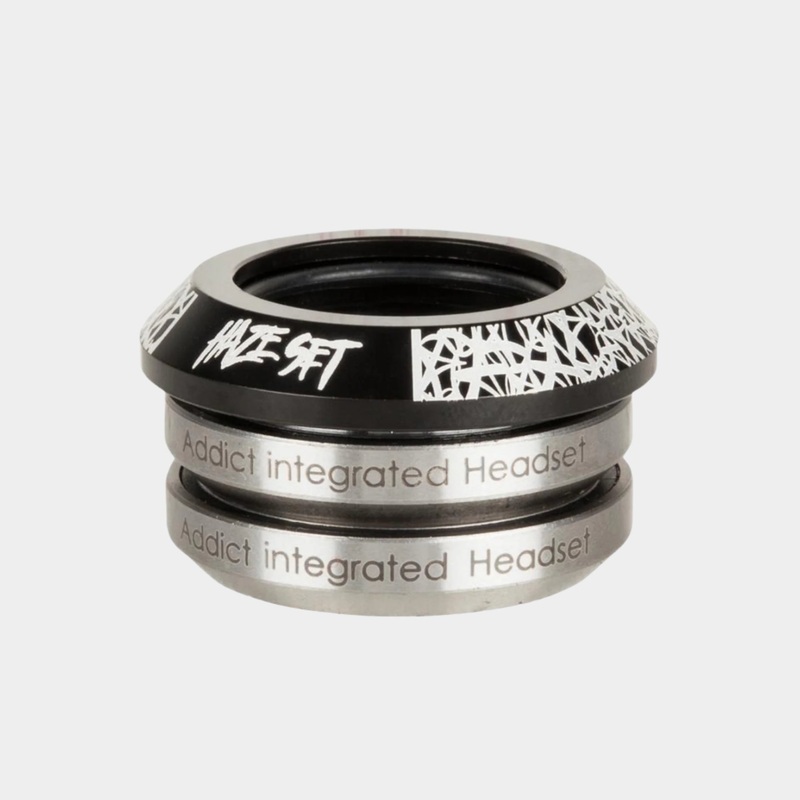 Addict – 1 1/8″ Integrated Headset Hazeset – Black
