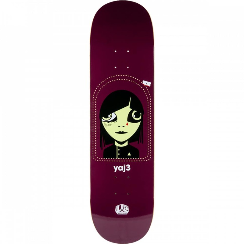 Alien Workshop Popson EGirl Purple 8.5″ Skateboard Deck Deck