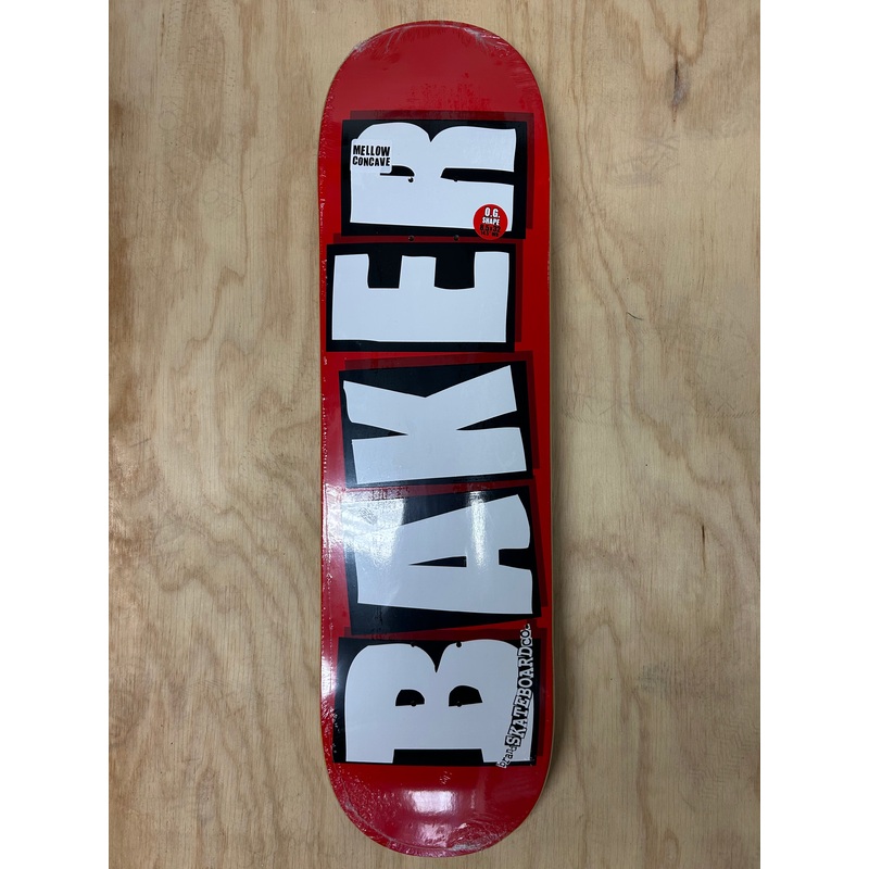 BAKER Brand Logo White 8.5 8.5