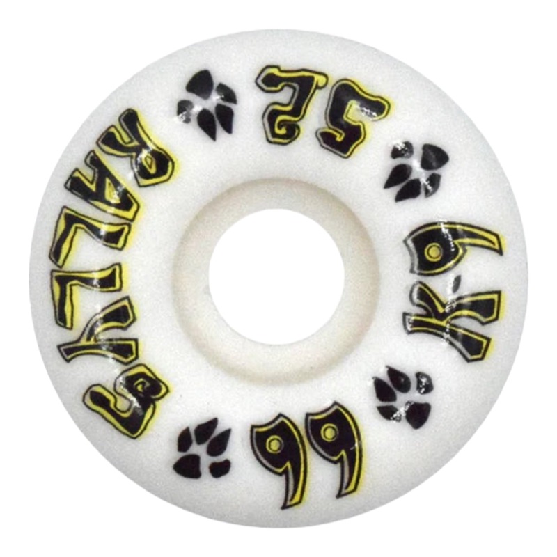 DogTown K-9 Rallys Wheels – 52mm x 99a – White 52mm