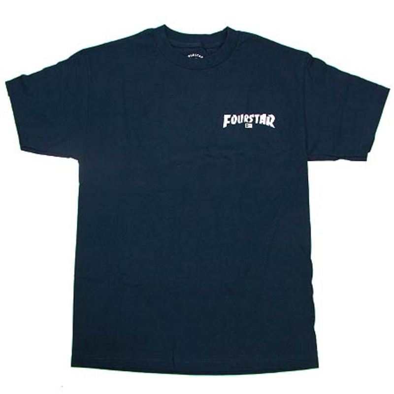 Fourstar High Speed T Shirt Navy Large