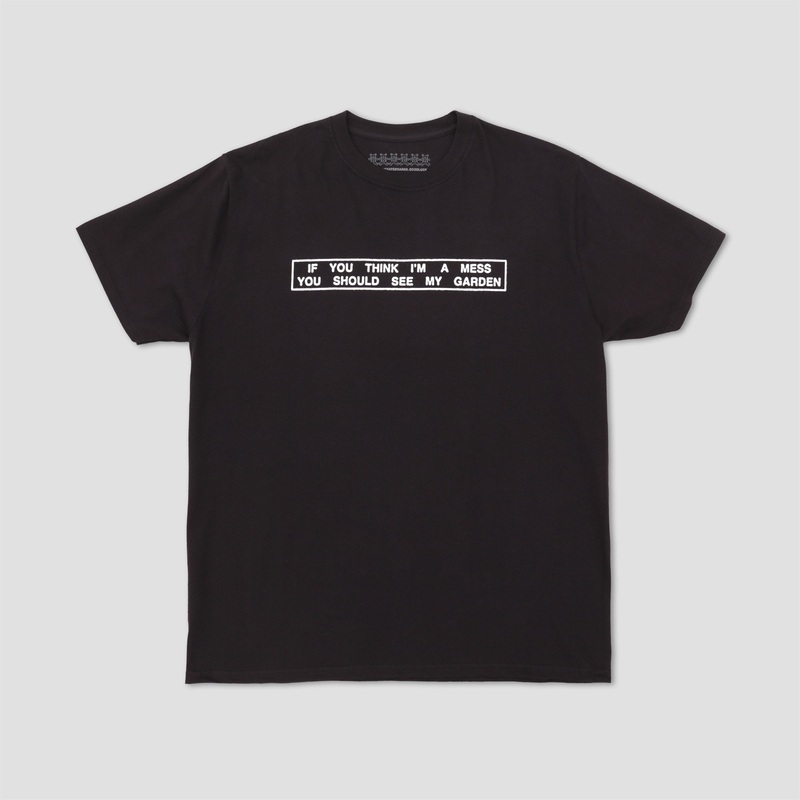 Garden Skateboards Mess T-Shirt Black Small