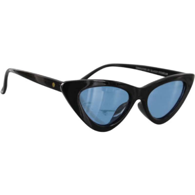 Glassy Billie Polarized Sunglasses Black/Blue