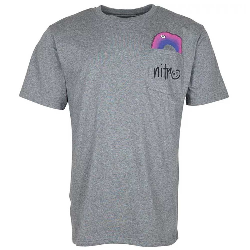 Nitro Cheap Thrills Short Sleeve T-Shirt Small Heather Gray