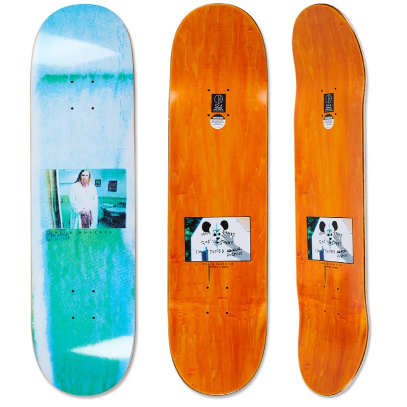 Polar Skateboards “Nick Boserio- Jesus” Short 8.5″ Deck