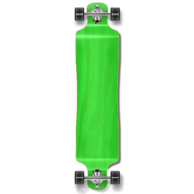 Punked Lowrider Stained Green 40″ Longboard Complete
