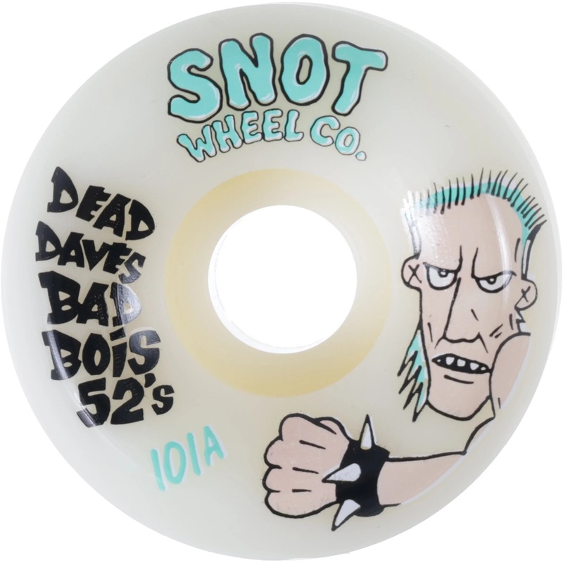 SNOT DEAD DAVES BAD BOIS 52MM SKATEBOARD WHEELS