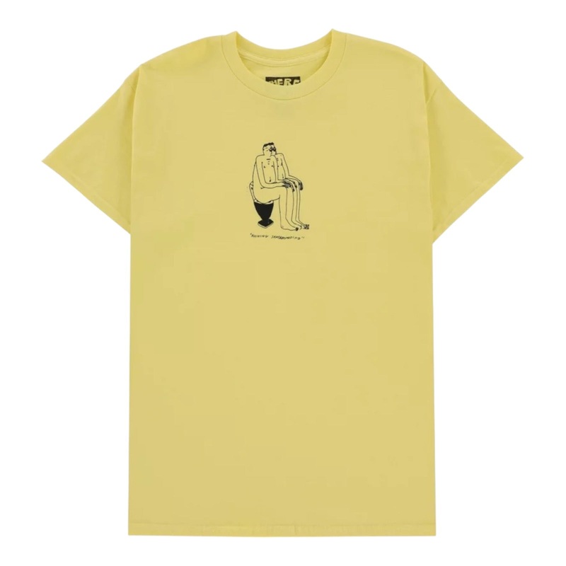 THERE BE RIGHT BACK T SHIRT YELLOW S